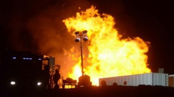 Ardió un pozo petrolero en Plottier