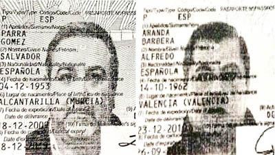 Trascendieron imágenes de los narcos españoles buscados
