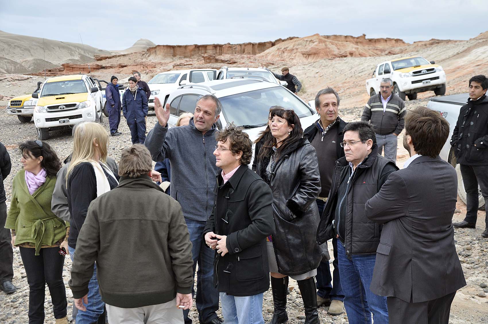 El Gobernador supervisó el avance de la ruta Nº 1