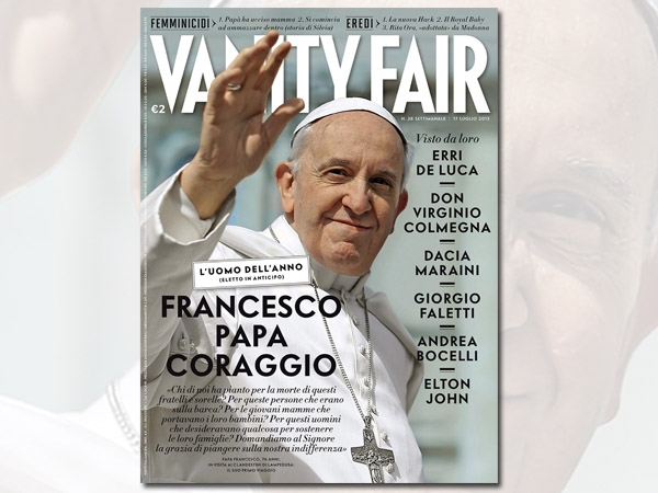 El Papa, «Hombre del Año» en la revista Vanity Fair