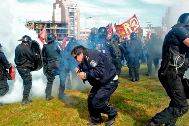 Sapag: «El herido recibió el disparo de un arma tumbera»