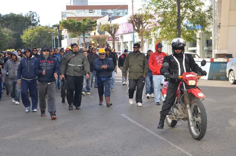 Obreros Unidos marcha hacia Hidrocarburos