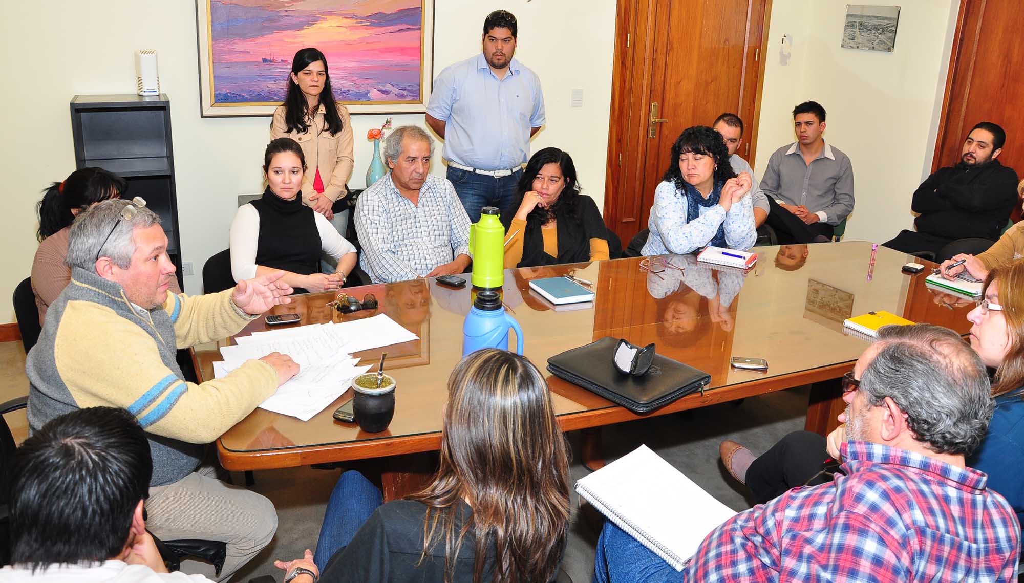 Mosqueira definió prioridades y pautas de trabajo