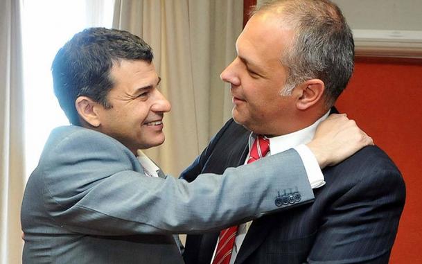 Galuccio recibe al gobernador en Buenos Aires
