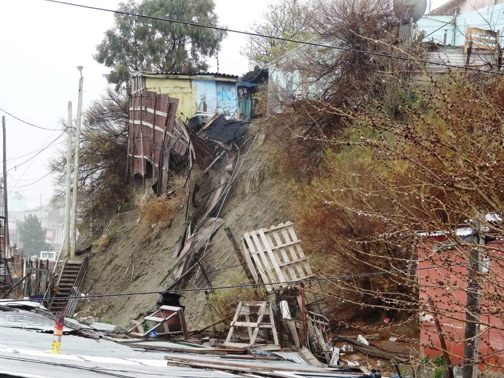 La lluvia causó distintos inconvenientes