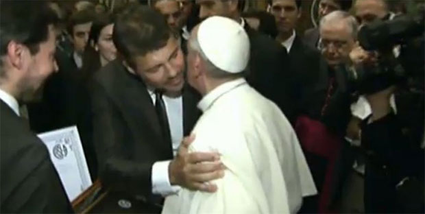 Tinelli, emocionado después de visitar al papa Francisco