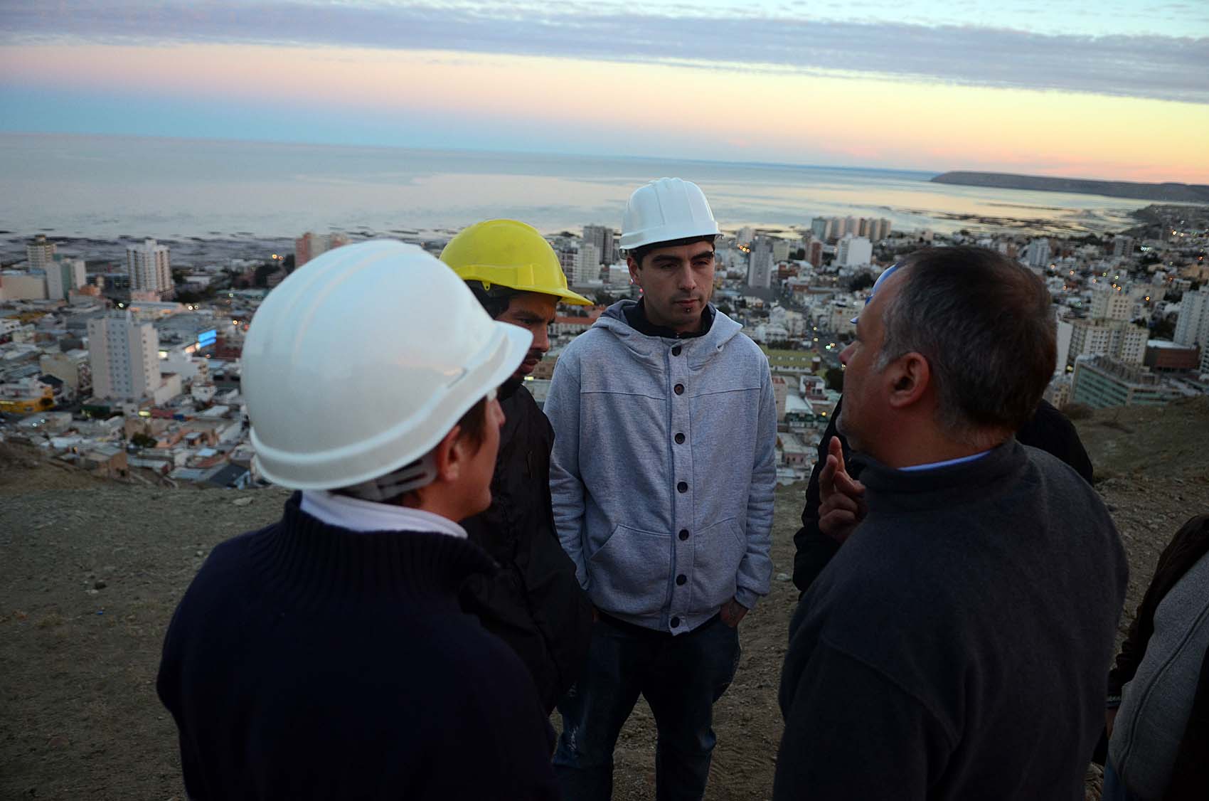 Buzzi y Di Pierro supervisaron obras