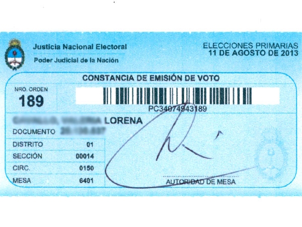 Debuta el troquel, la nueva constancia de voto