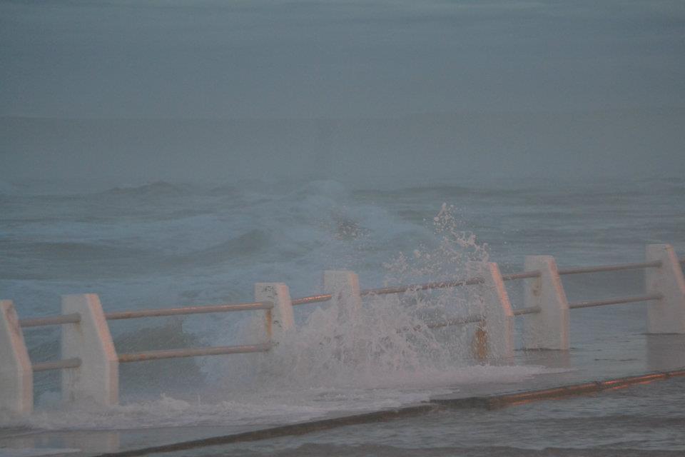 Se prevé nueva marejada para las 17 hs.