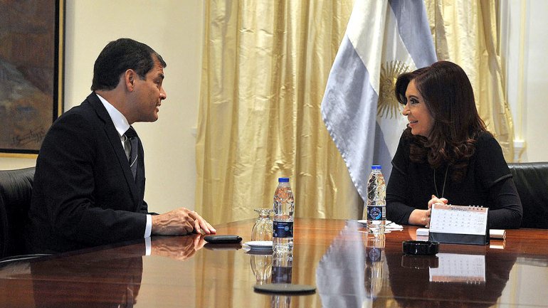 Correa evitó cuestionar el acuerdo de YPF con Chevron