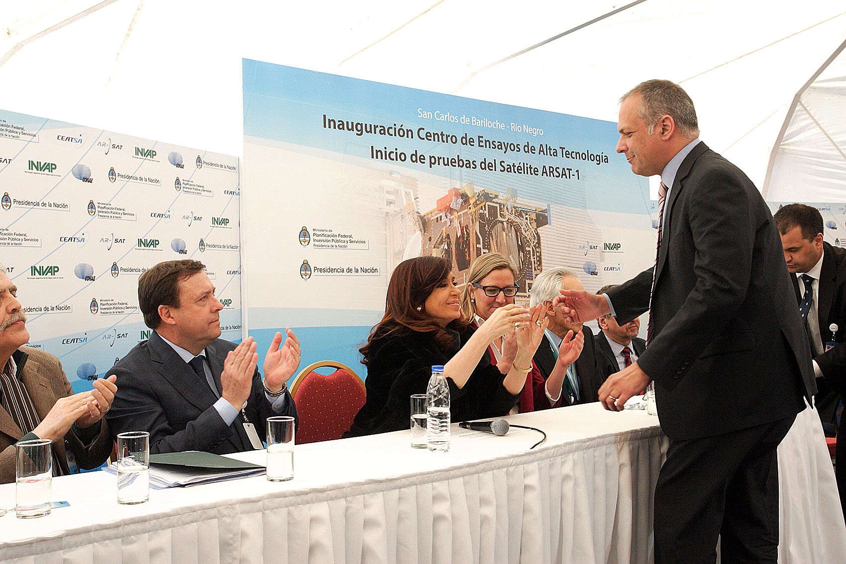 Buzzi estuvo con Cristina en  Bariloche