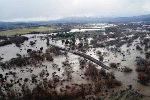 Declaran emergencia por el temporal en la Cordillera