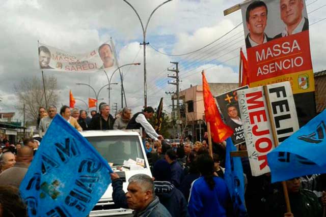 Atacaron una caravana de Massa en La Matanza