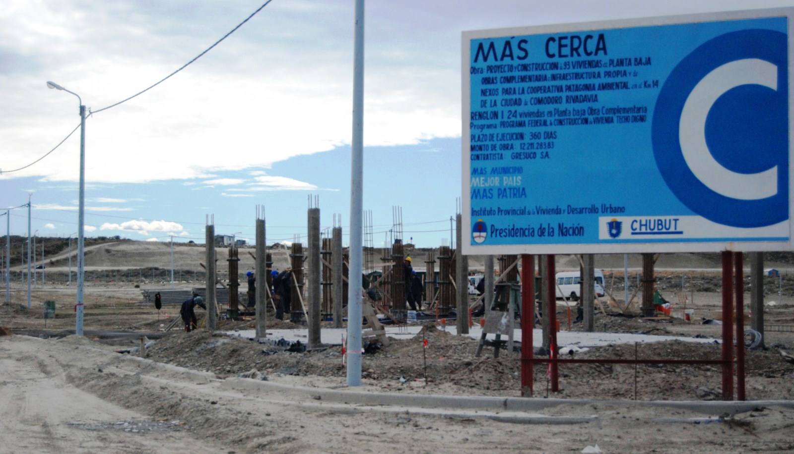 Plan “Más Cerca”: Construyen 93 viviendas en zona norte