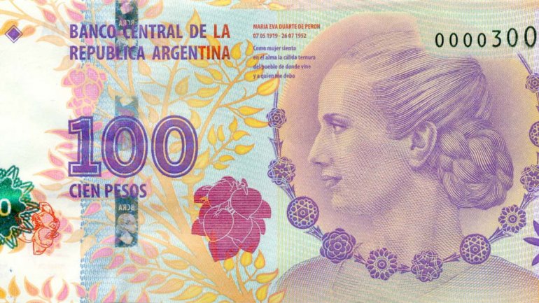 Los billetes de Evita se venden a más del doble en Internet