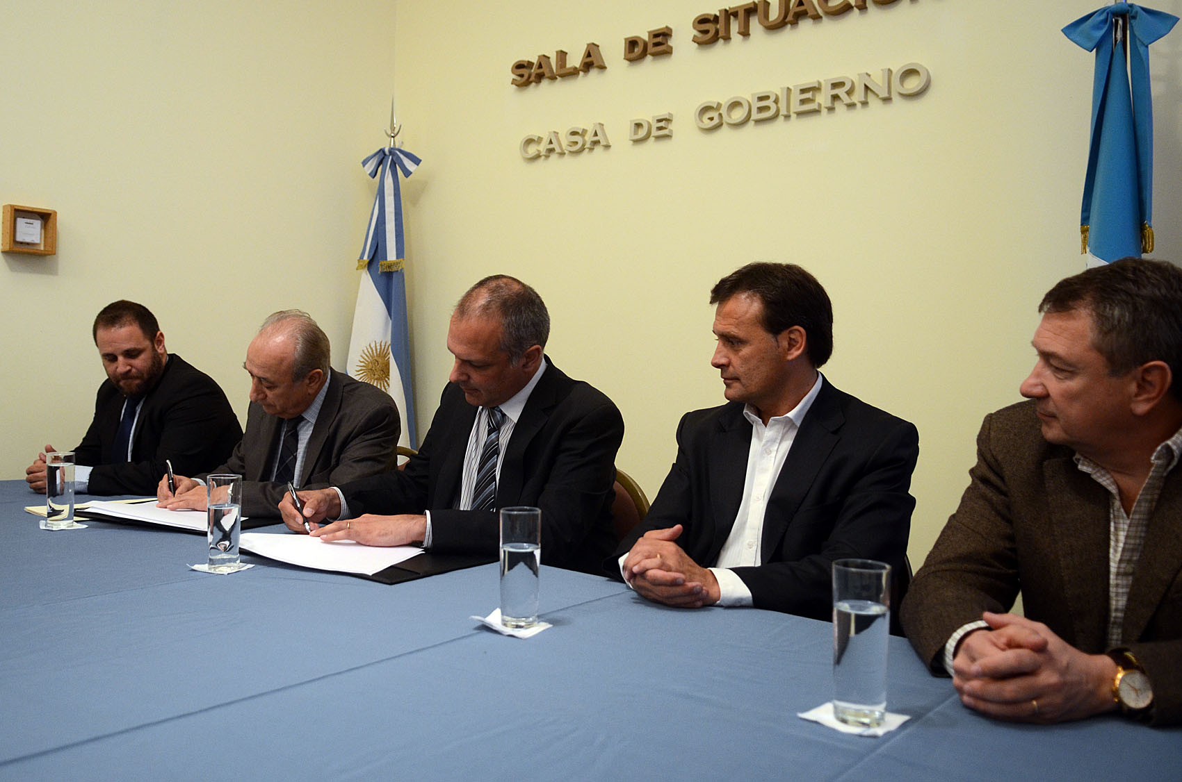 Buzzi firmó con Nación la adhesión a un Convenio de Seguridad
