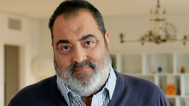 Lanata y Cristina están en la Fundación Favaloro