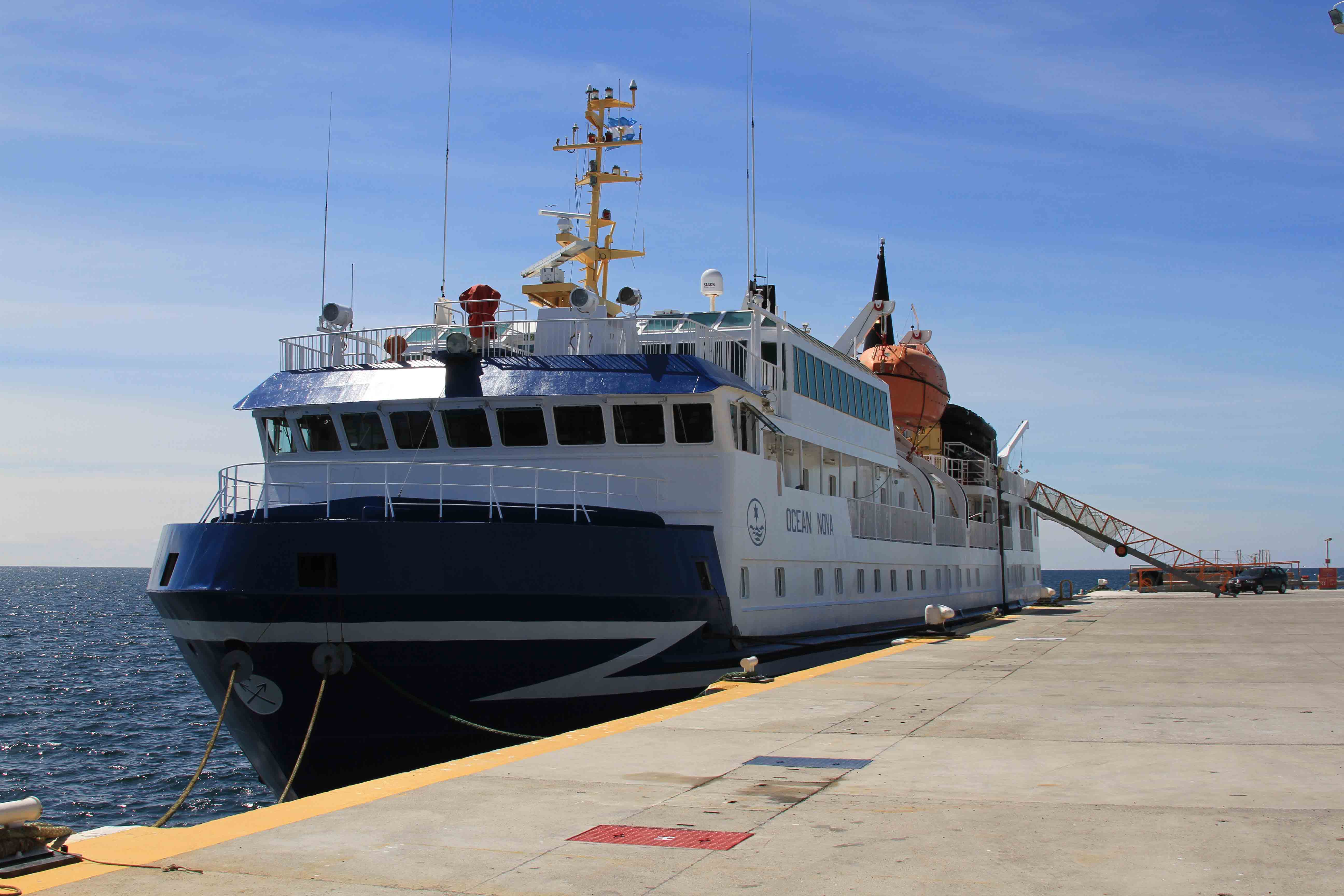 Arrancó la temporada de cruceros en Puerto Madryn