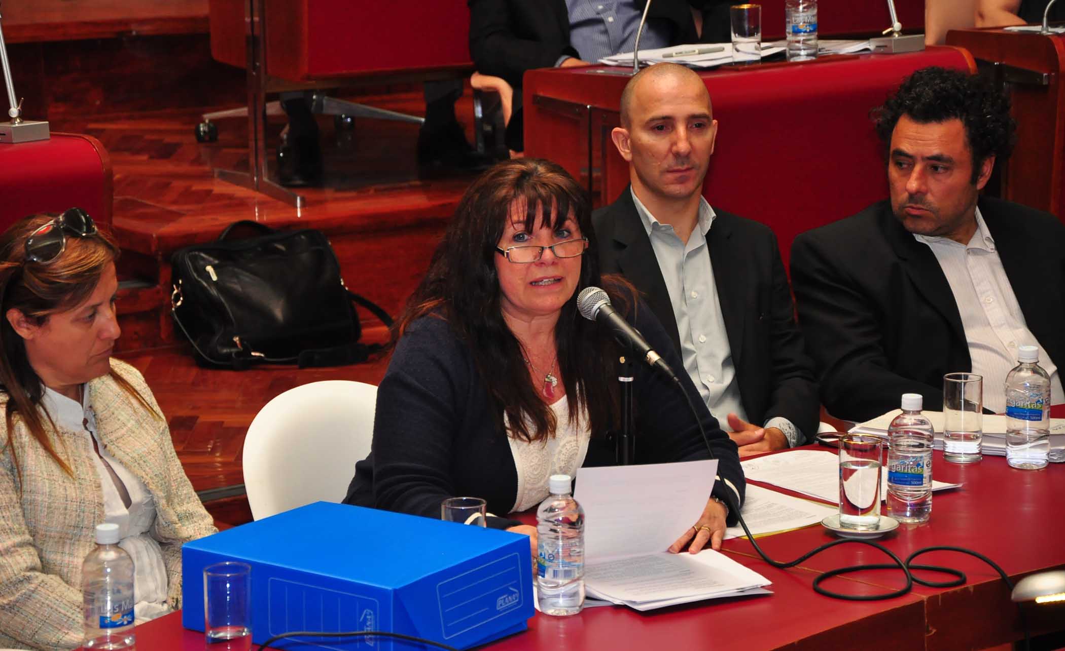 Dufour fue interpelada por 5 horas en la Legislatura