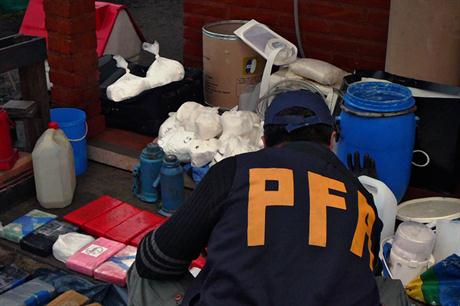 Desmantelan una ‘cocina’ de cocaína en Comodoro