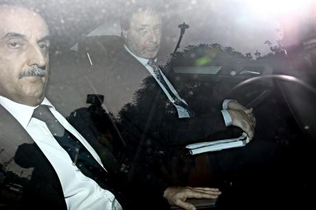 Un día después de renunciar, Moreno se mostró esquivo