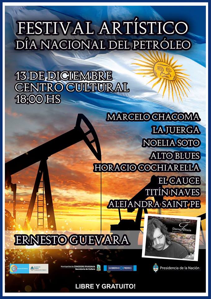 Día del Petróleo: La MCR realizará festival artístico