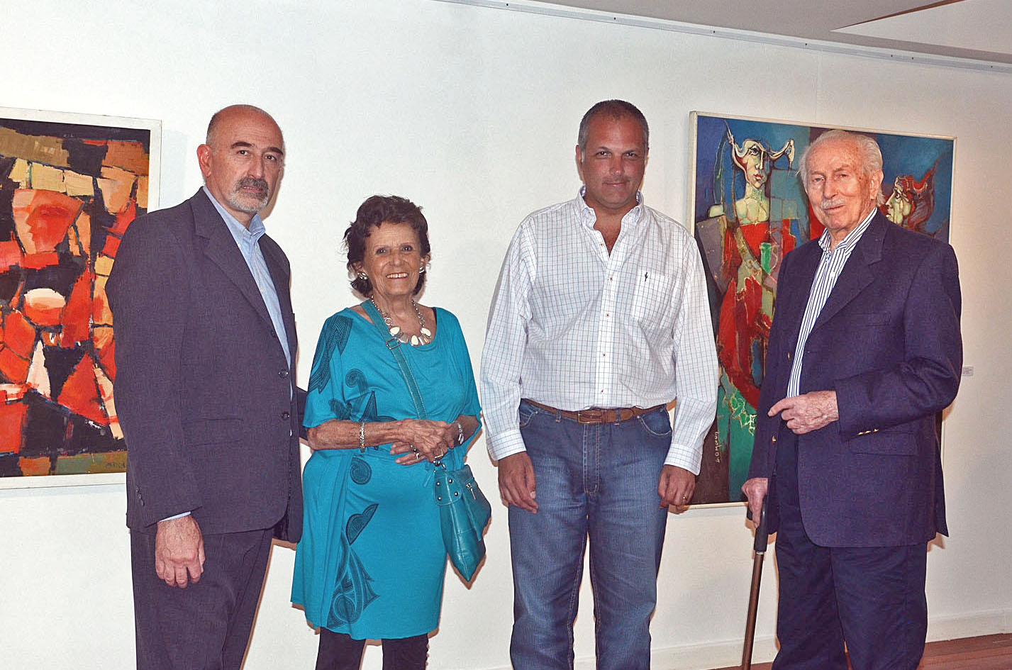 Buzzi recorrió la Muestra de Dola y Ocampo