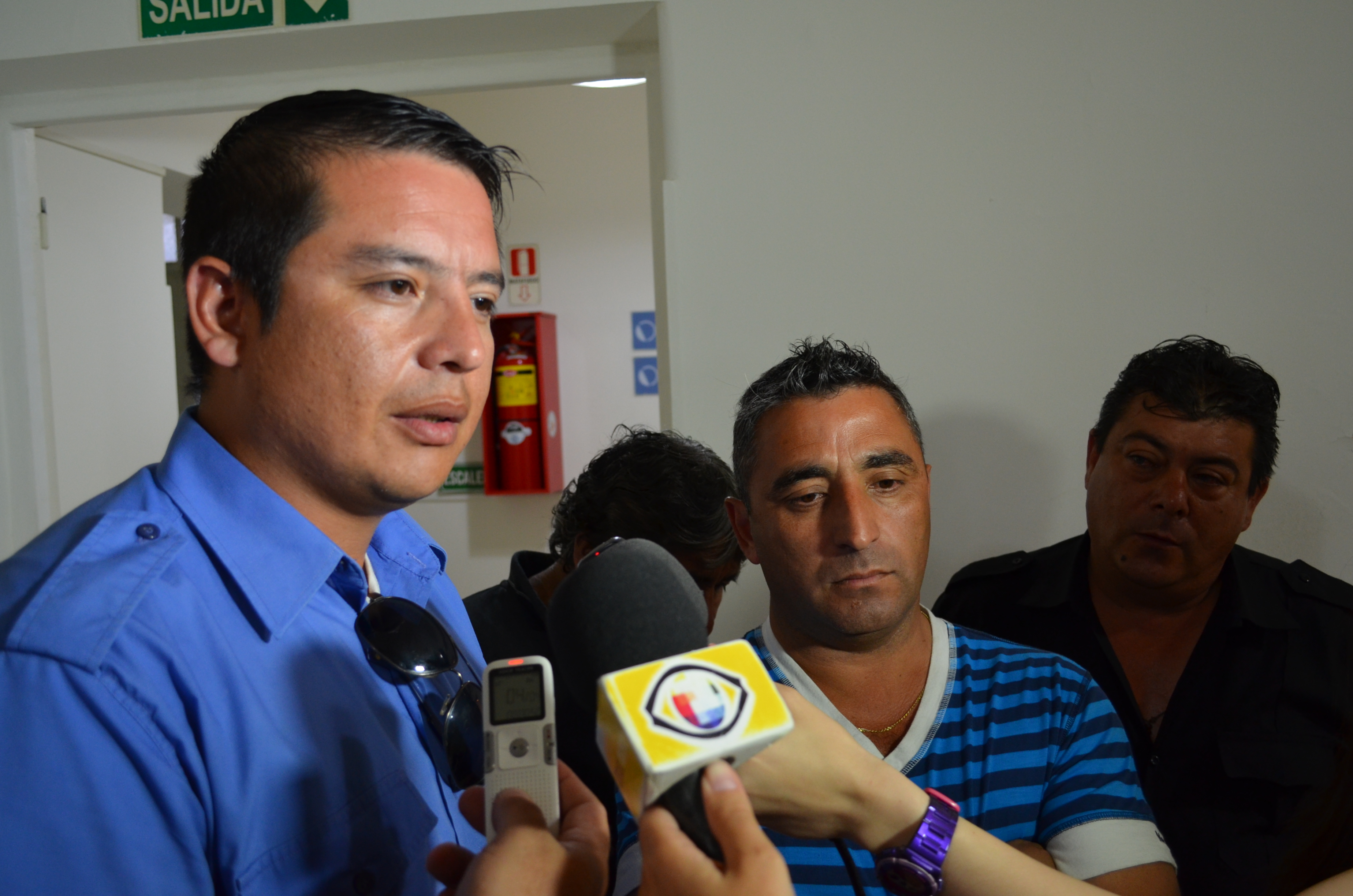 Di Pierro recibió a los policías en conflicto