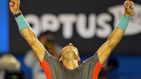 Australia: Nadal barrió a Federer y es finalista