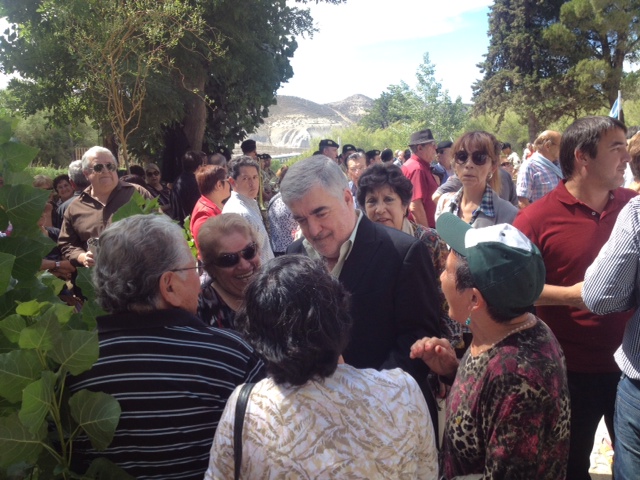 Das Neves en los festejos de Comodoro