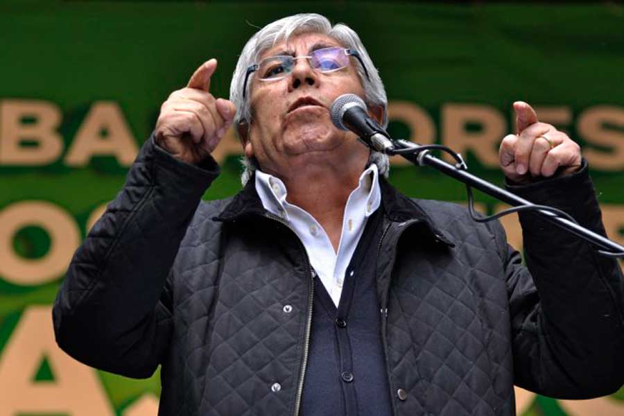 Moyano: «A mí no me va a fijar el techo nadie»