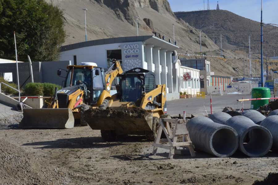 Avanzan las obras en la costanera