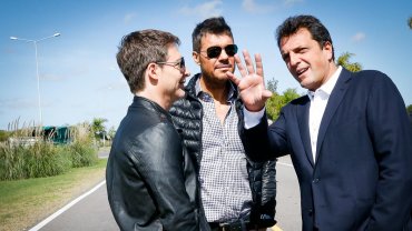 Massa y Tinelli se mostraron juntos en Tigre