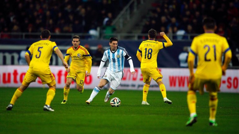 Argentina empató con Rumania