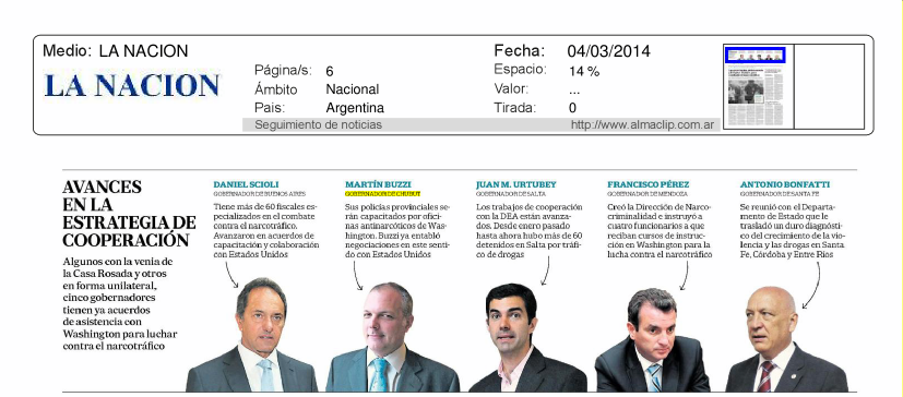 Buzzi, a la cabeza del combate contra el narcotráfico