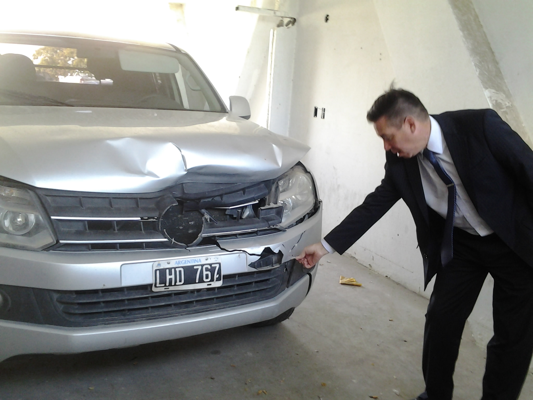 Buttazzi solo sufrió lesiones leves en un accidente