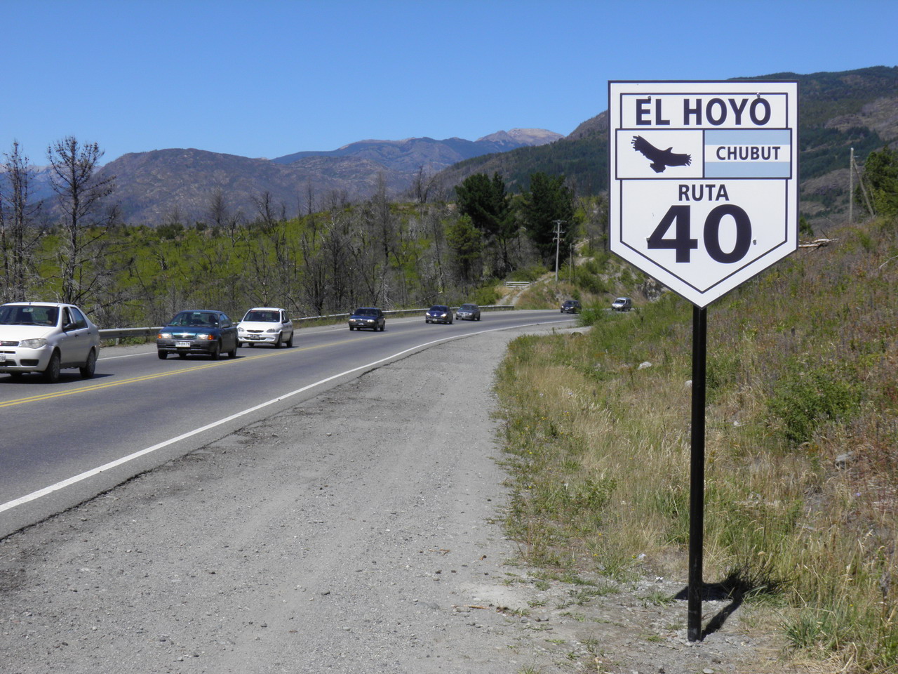 Buena recepción de los carteles de la Ruta 40