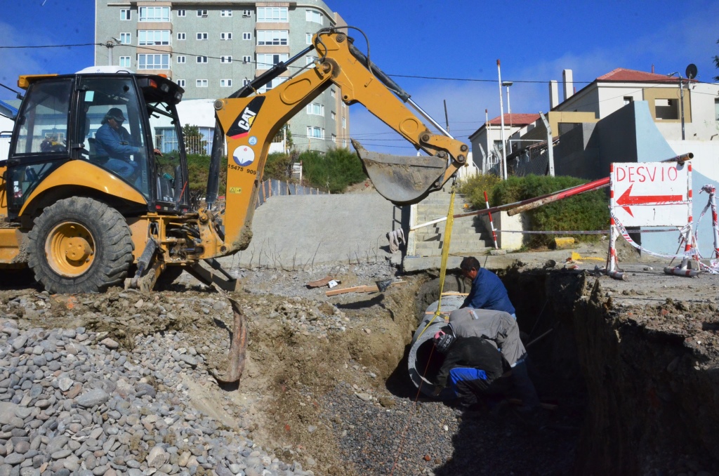 Avanzan las obras en el paseo de la Costanera