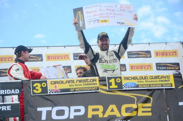 Micheloud logró su primera victoria oficial en TRV6