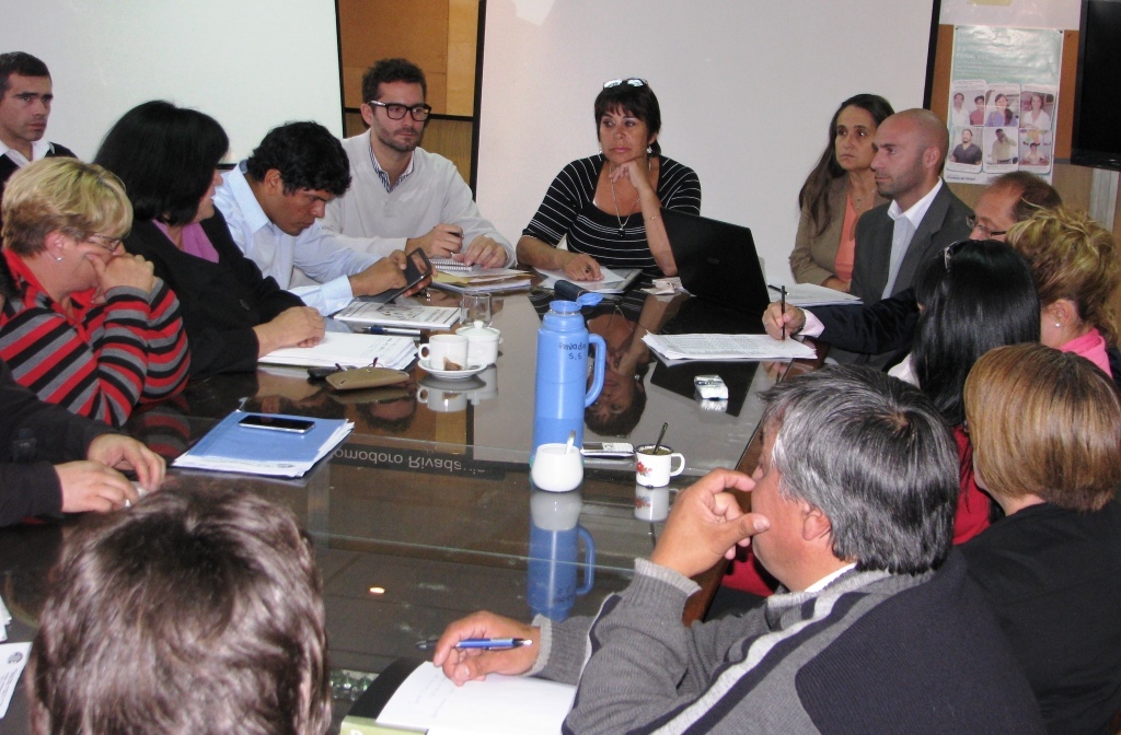 Eredia recibió a representantes de ATE, ATSA y UPCN