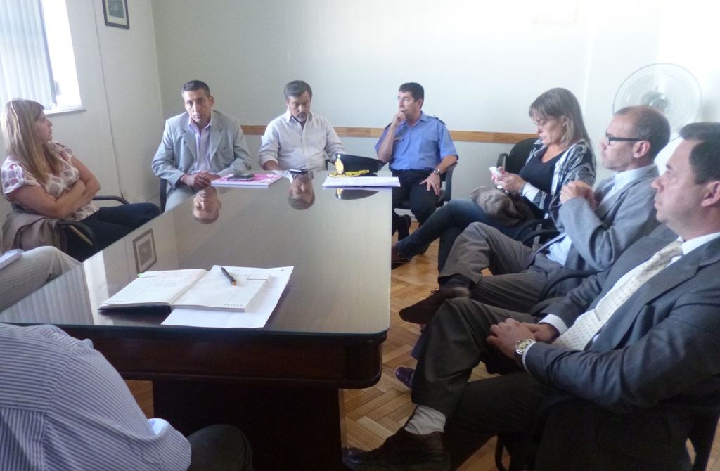 Encuentro entre el Procurador Adjunto, Fiscales y Jefes policiales