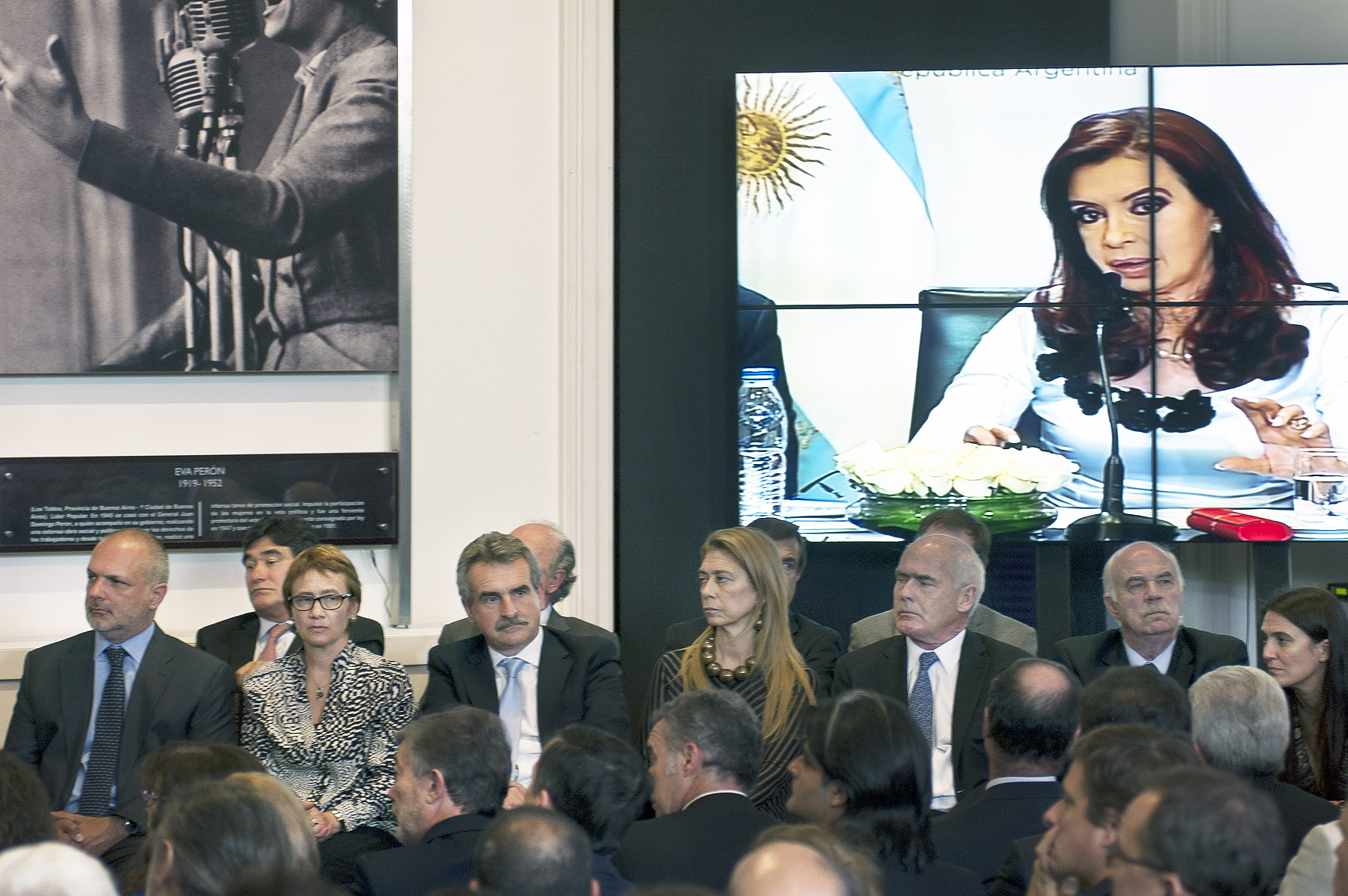Buzzi acompañó a la Presidenta en la Casa Rosada