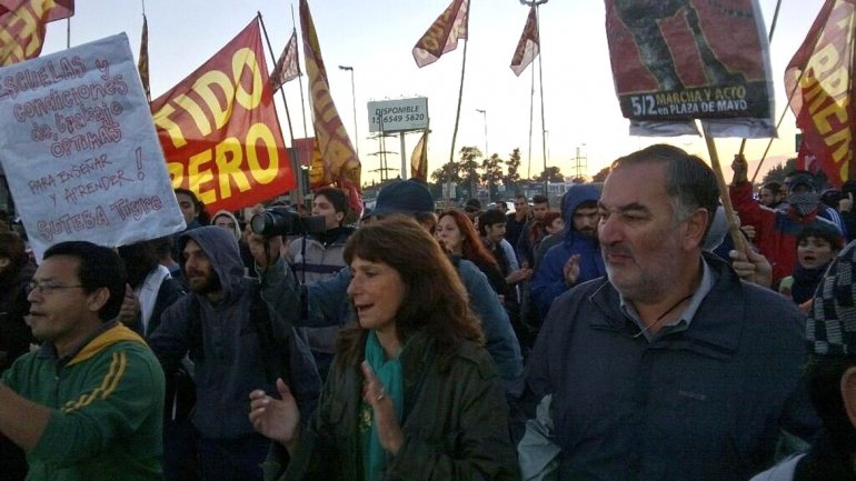 Capitanich habló de «un gran piquete con paro de transporte»