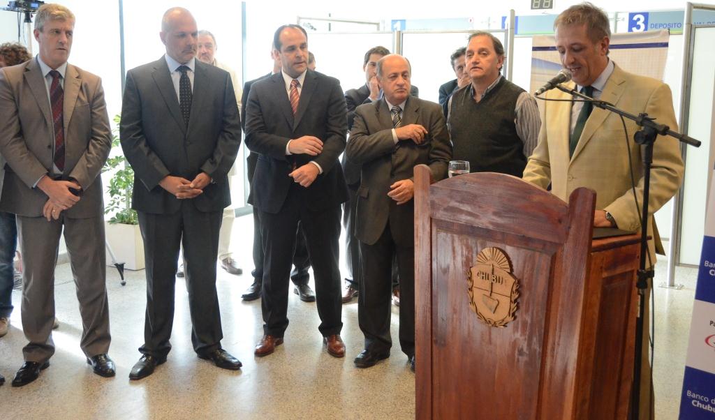 Se inauguró una nueva sucursal del Banco del Chubut