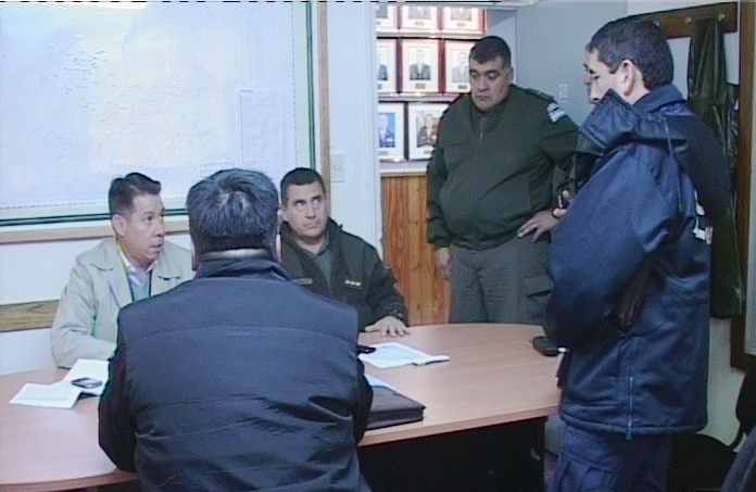 La Policía y Gendarmería atienden zonas afectadas