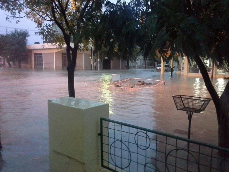 La tormenta hizo estragos en el noreste chubutense