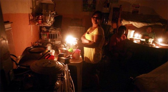 Hubo cortes de energía en zona sur