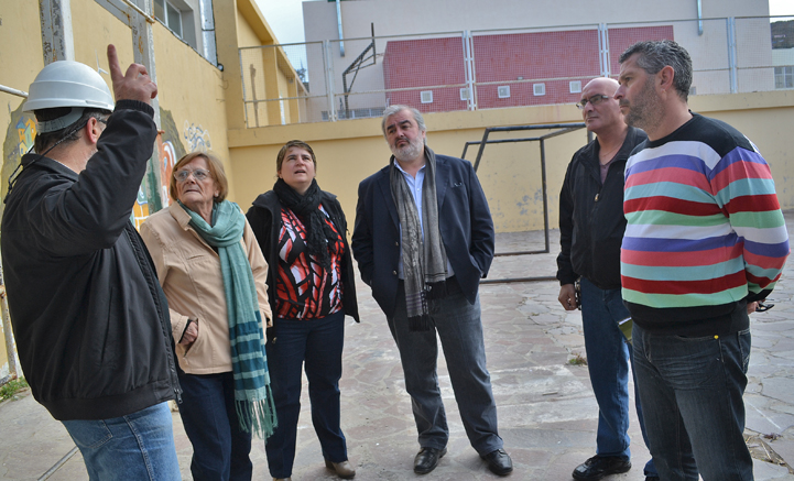 Zárate recorrió escuelas de  la ciudad