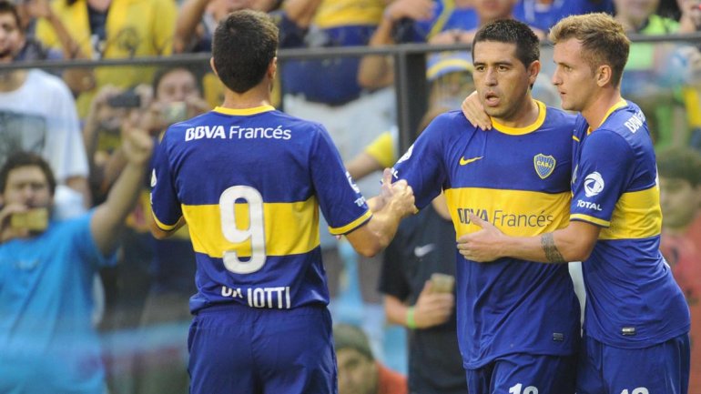 Boca goleó 3 a 0 a Godoy Cruz