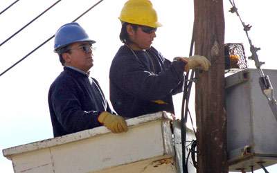 Otro corte de energía afectó a la ciudad